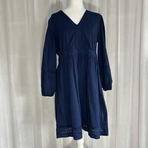 J. Crew Classic Blue Dress